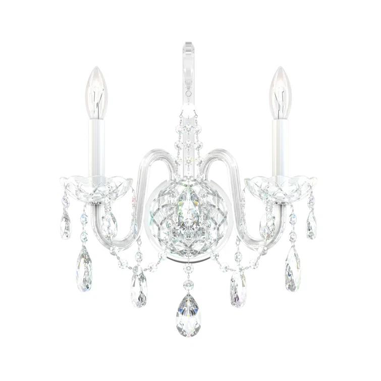 Arlington Crystal Candle Wall Light