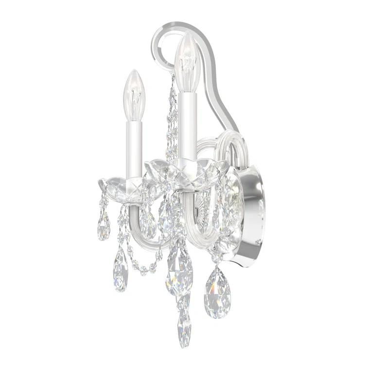 Arlington Crystal Candle Wall Light