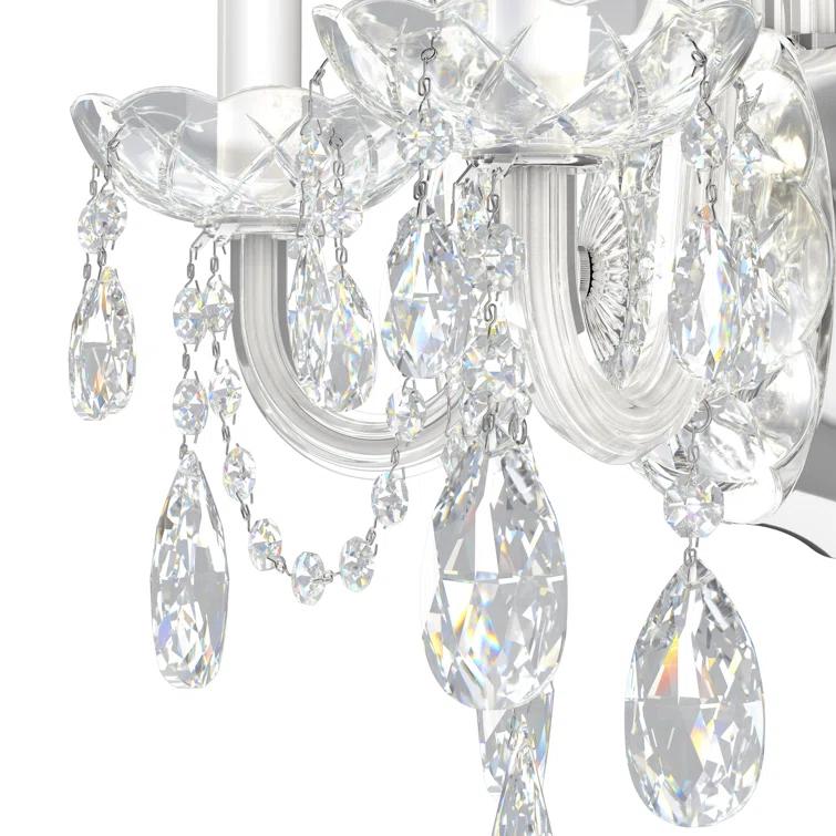 Arlington Crystal Candle Wall Light