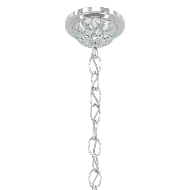 Arlington 6 - Light Glass Classic / Traditional Chandelier