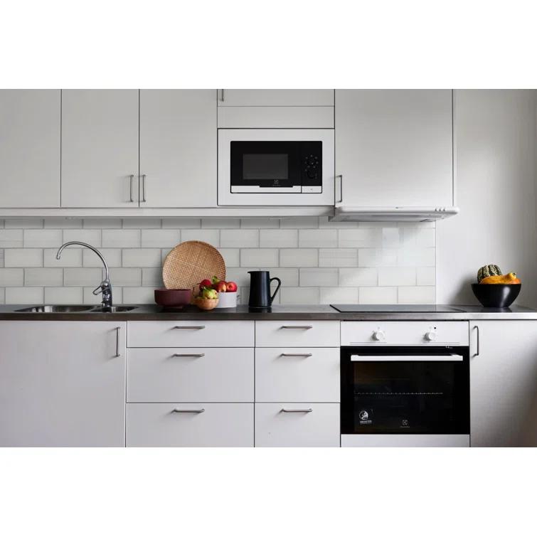 Hand Painted Series 3'' W x 6'' L Glass Peel and Stick Subway Tile