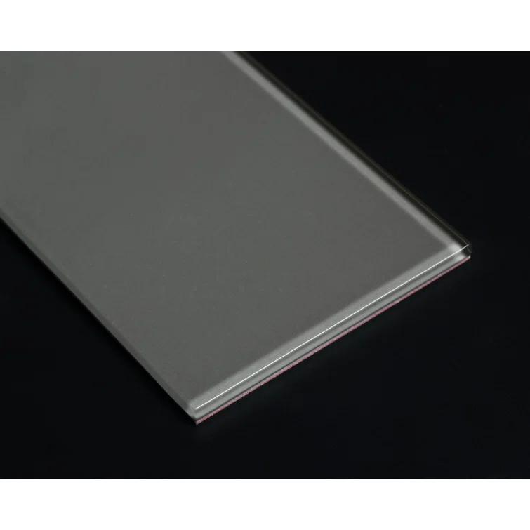 3'' W x 6'' L Glass Peel and Stick Subway Tile