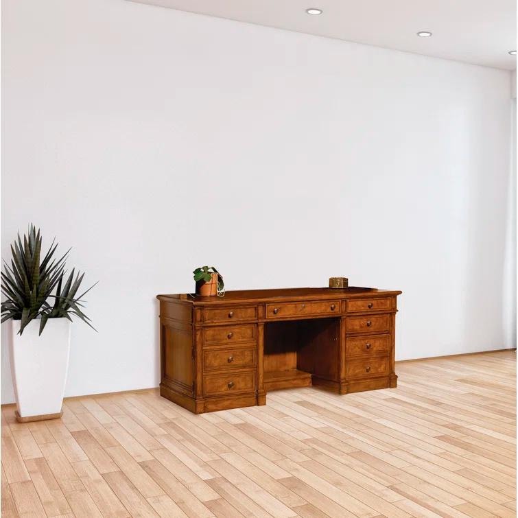 Hekman 79101 Executive Credenza 7-9101 Urban Ash Burl