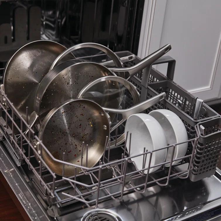 Calphalon ® Premier 10-Piece Space-Saving Stainless Steel Cookware Set