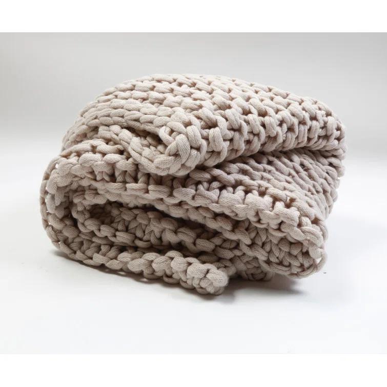 Finn Throw by Pom Pom at Home - Taupe