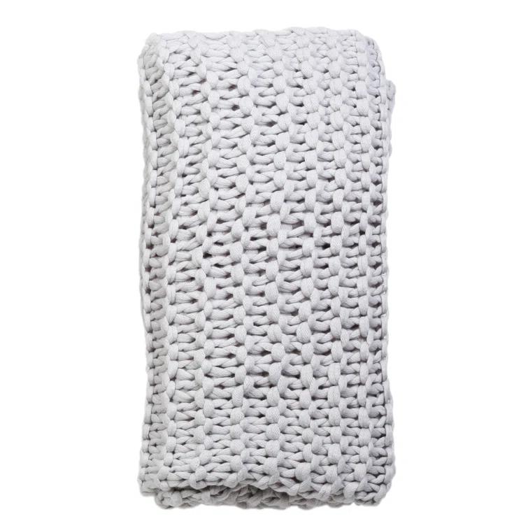 Finn Throw by Pom Pom at Home - Silver
