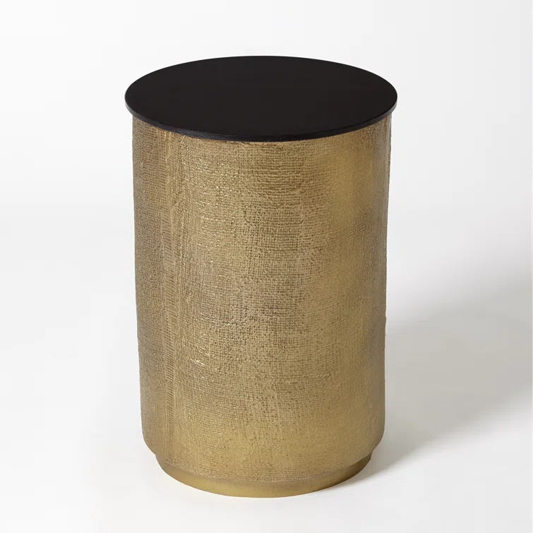Hemp Etched Barrel Table