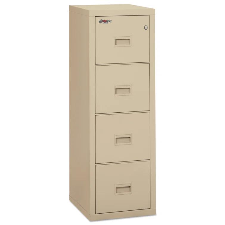 FireKing Compact Turtle® 17.75'' Wide 4 -Drawer Steel File Cabinet