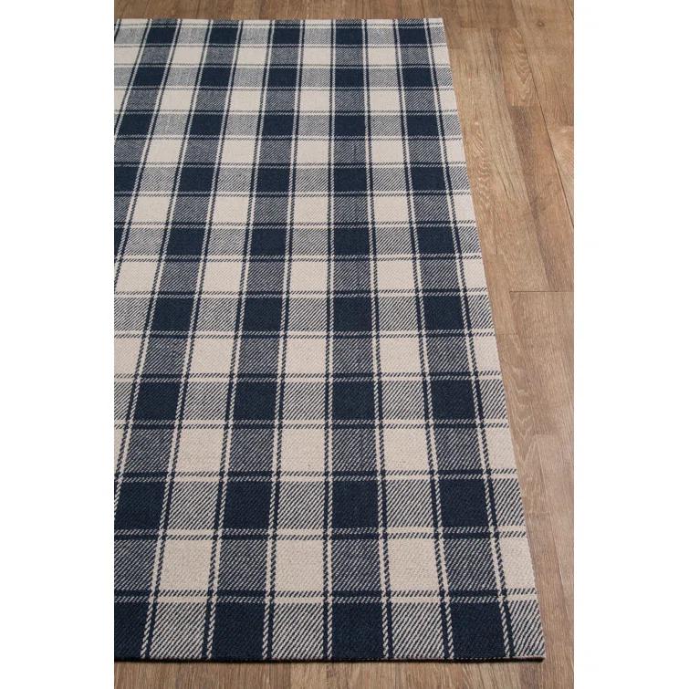 Marlborough Performance Wool Plaid Rug