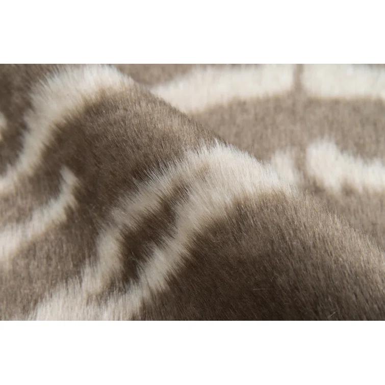 5'3"X7'10" Zebra Loomed Novelty Area Rug Gray - Erin Gates By Momeni: Luxury Animal Print, Indoor Low Pile Rug