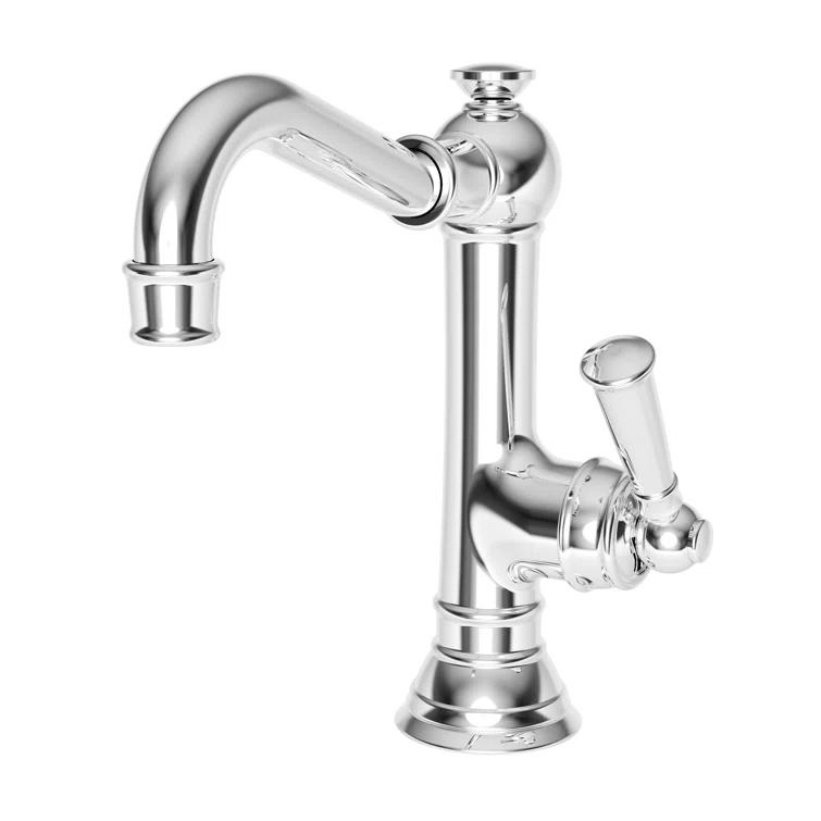 Jacobean Single Hole Bathroom Faucet with Drain Assembly