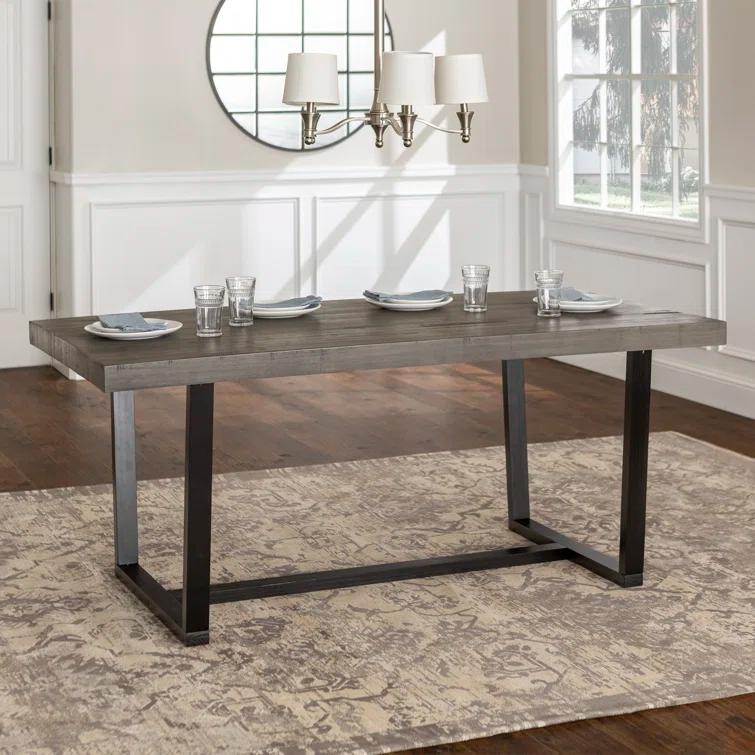 Amarapal Pine Solid Wood Dining Table