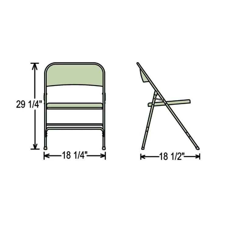 Steel Stackable Folding Chair Folding Chair Set