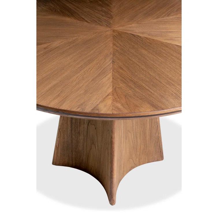 Avalon Round Solid Wood Base Dining Table