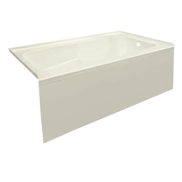 Avec 60 In. X 30 In. Alcove Bath, Left Drain