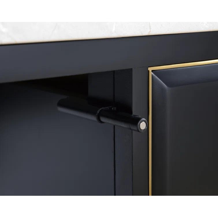 Avanity Mason-Vs61-G-C Mason 61" Free Standing Double Basin Vanity Set - Black
