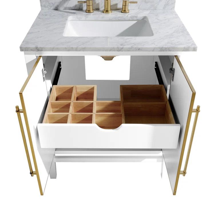 Avanity Mason-Vs25-G-C Mason 25" Free Standing Single Basin Vanity Set - White