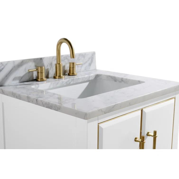 Avanity Mason-Vs25-G-C Mason 25" Free Standing Single Basin Vanity Set - White