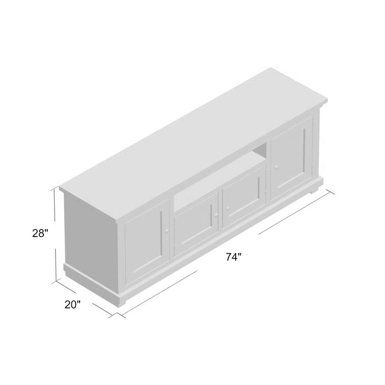 Wolferstorn 74'' Media Console