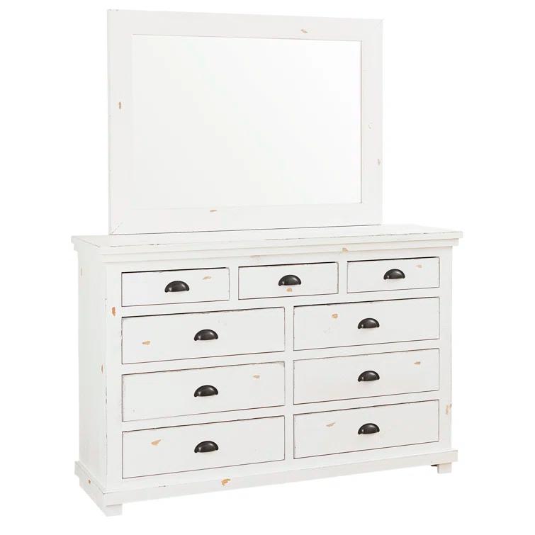 Wolferstorn 9 - Drawer Double Dresser with Mirror