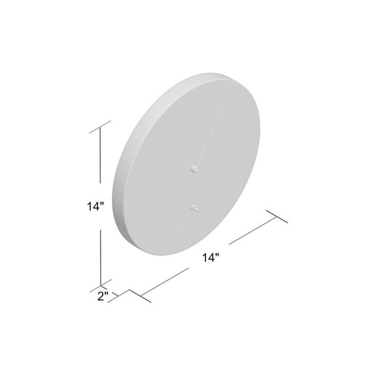 Whitehall Solstice Thermometer Outdoor Wall Clock