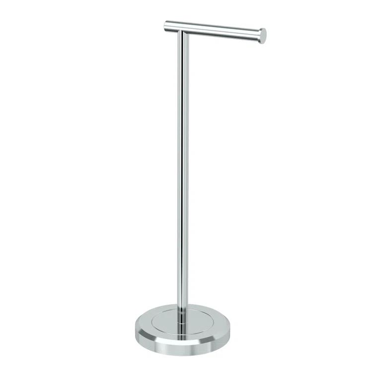 Latitude II Freestanding 22.25"H Toilet Paper Holder with Weighted Base