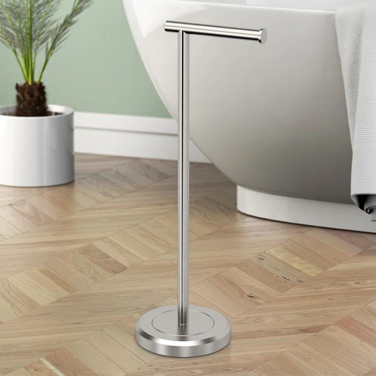 Latitude II Freestanding 22.25"H Toilet Paper Holder with Weighted Base