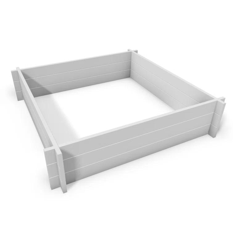 Vita Classic White Vinyl Raised Garden