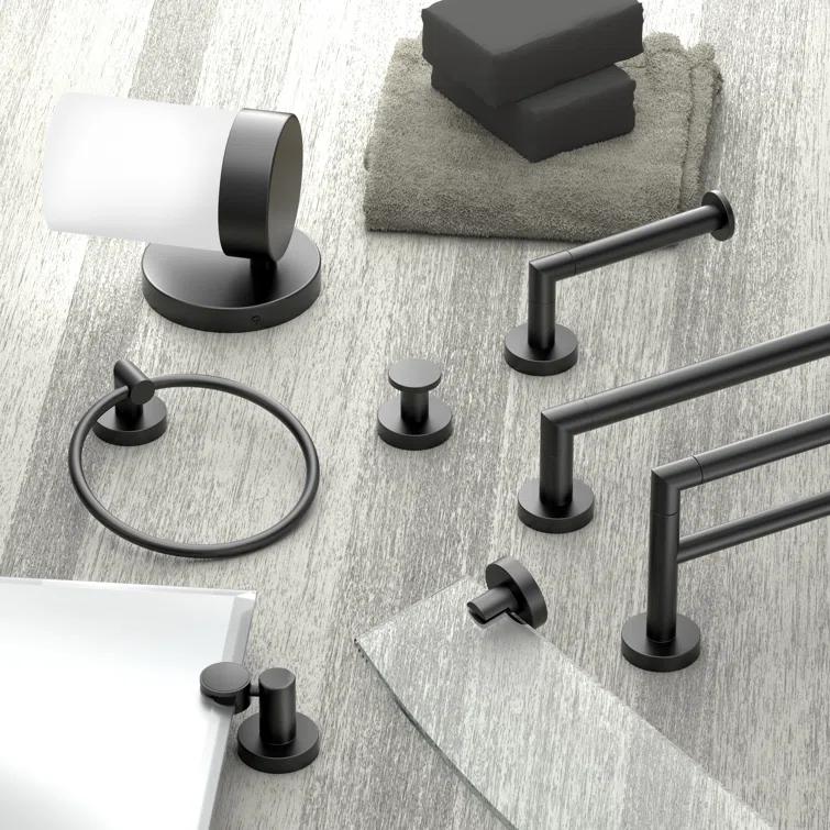 Glam Standard Wall Mount Toilet Paper Holder | Double Post Toilet Paper Holder