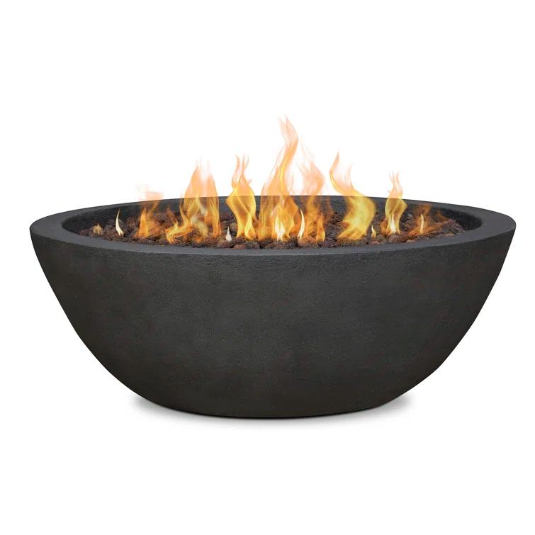 Fernanda Fire Bowl - Shale / Round
