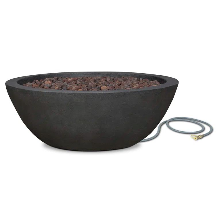 Fernanda Fire Bowl - Shale / Round