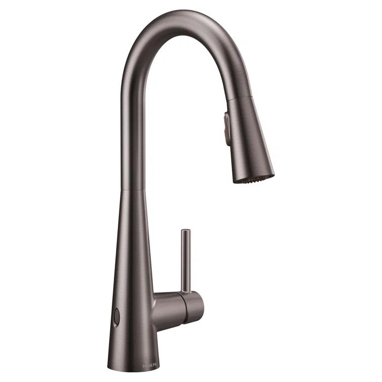 Moen Sleek MotionSense Wave Single Handle Pulldown Kitchen Faucet with Power Clean Technology