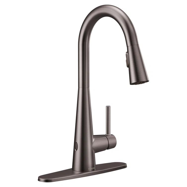 Moen Sleek MotionSense Wave Single Handle Pulldown Kitchen Faucet with Power Clean Technology