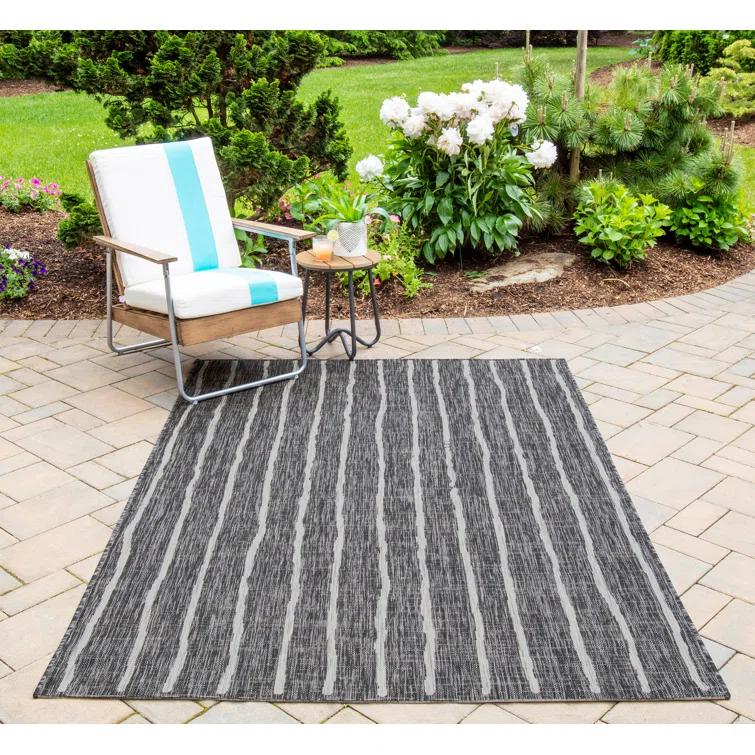 Sicily Charcoal Indoor/Outdoor Rug