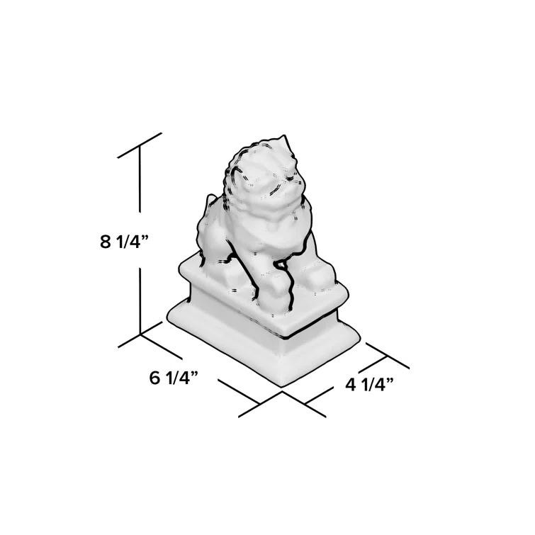 Temple Foo Dog Statue