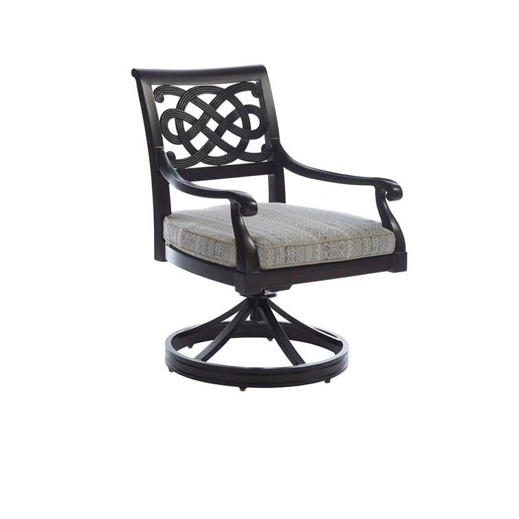 Royal Kahala Black Sands Swivel Rocker Dining Chair