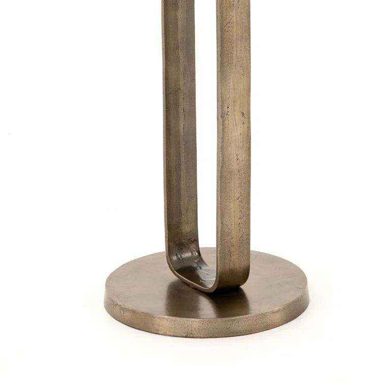 Alethea Indoor / Outdoor Side Table - Aged Bronze