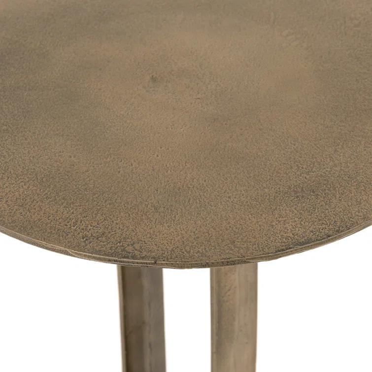 Alethea Indoor / Outdoor Side Table - Aged Bronze