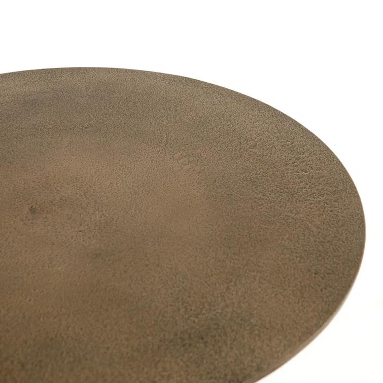 Alethea Indoor / Outdoor Side Table - Aged Bronze