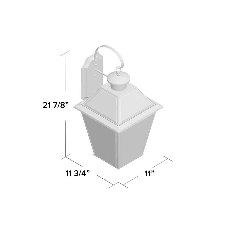 Calais 3 Light Empire Outdoor Wall Light