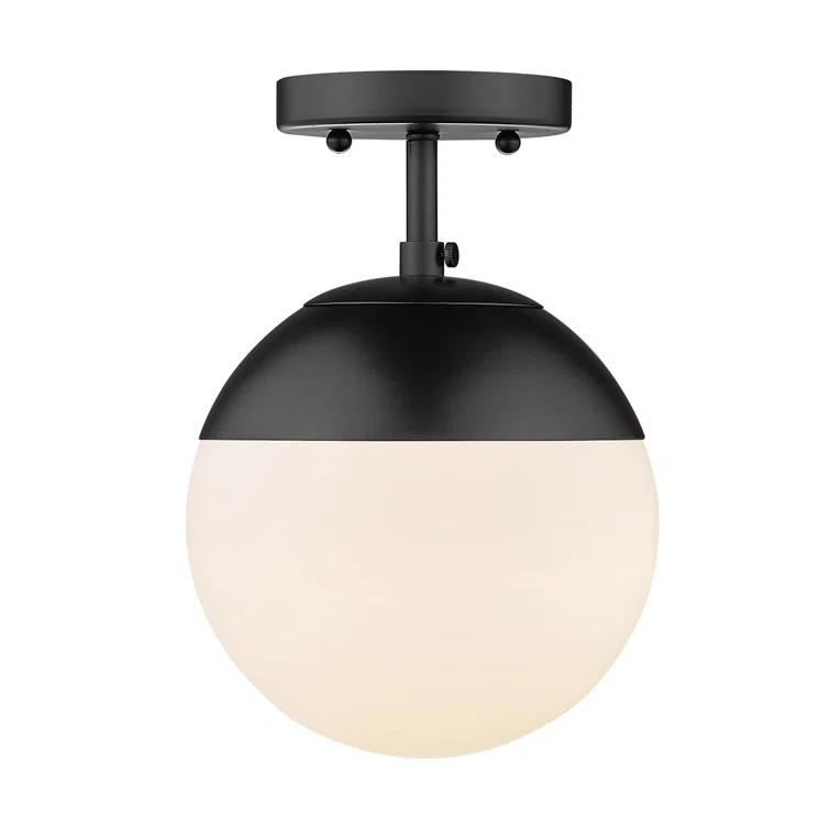 Hashtag Home Martina 1 -Light 7.5" Semi Flush Mount & Reviews | Wayfair