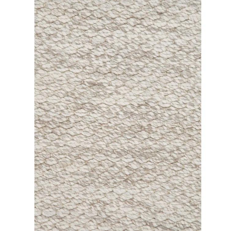 Scandinavia Rakel Wool Oriental Area Rug in Ivory/Grey
