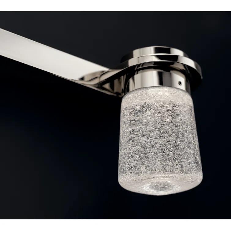 Elan 85070PN Vada Vanity, 3-Light LED 57 Total Watts, Polished Nickel