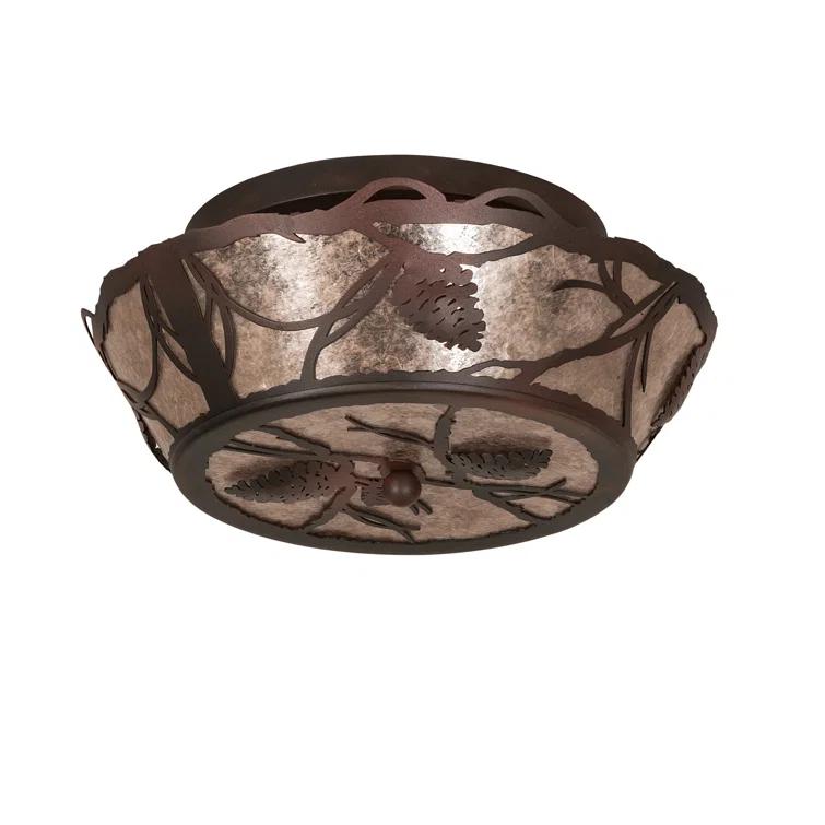 Mica Semi Flush Mount