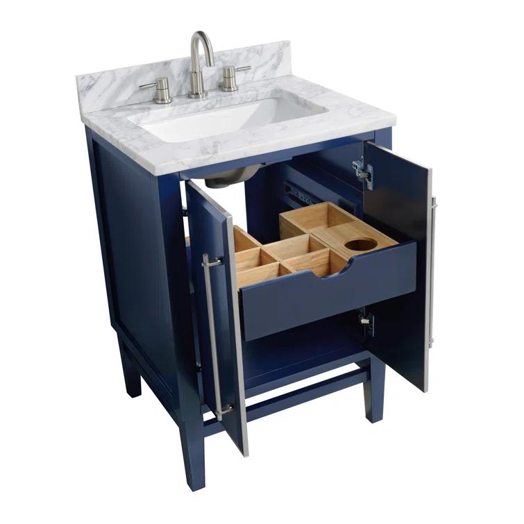 Avanity Mason-Vs25-S-C Mason 25" Free Standing Single Basin Vanity Set - Blue