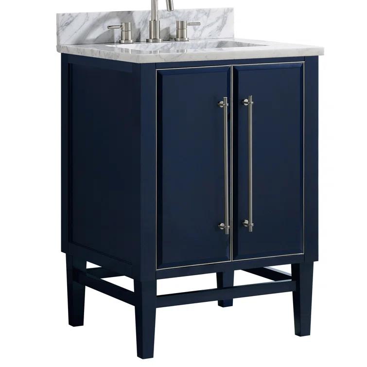 Avanity Mason-Vs25-S-C Mason 25" Free Standing Single Basin Vanity Set - Blue