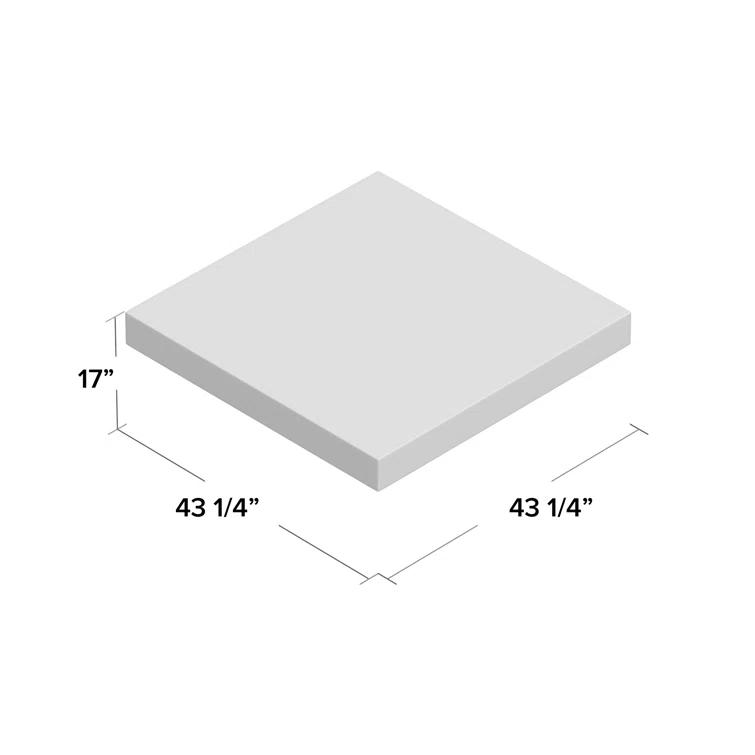 AllModern Kareen Concrete Pedestal Coffee Table & Reviews | AllModern
