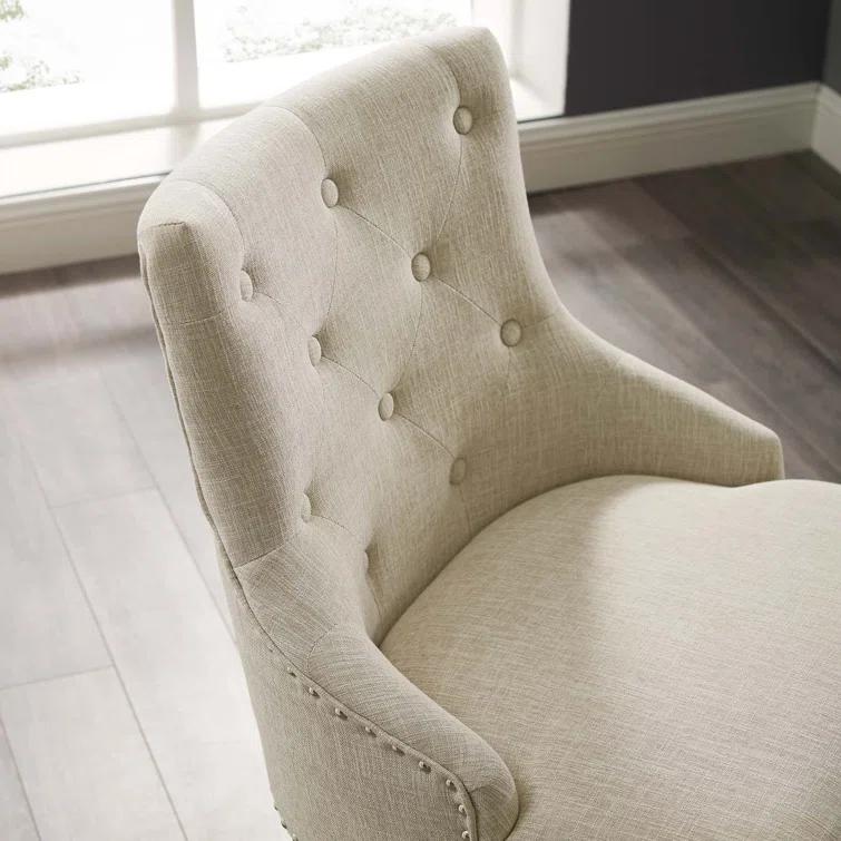 Carson Carrington Lagefors Tufted Swivel Upholstered Fabric Office Chair by Modway