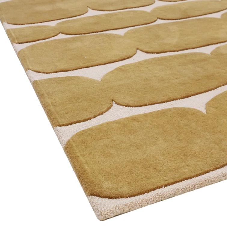 Brick Road Mustard Yellow/Ivory Rug