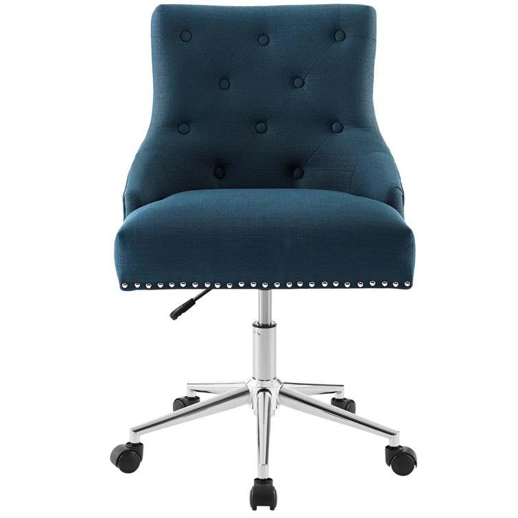 Carson Carrington Lagefors Tufted Swivel Upholstered Fabric Office Chair by Modway